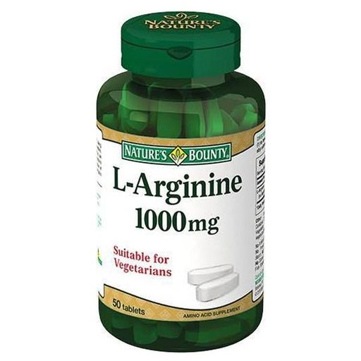 L-аргинин 1000 мг, 1709±5% мг, таблетки, 50 шт.