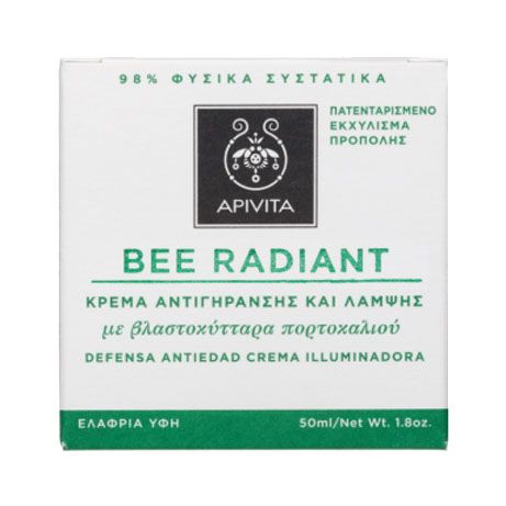 Apivita Bee Radiant Крем для защиты и сияния, крем для лица, 50 мл, 1 шт.