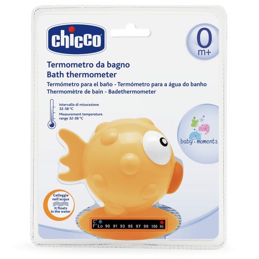 Chicco Термометр для ванны Рыба-Шар с 0+, 1 шт.