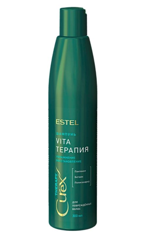 Estel Curex Therapy Шампунь Vita-терапия Увлажнение и восстановление, шампунь, для поврежденных волос, 300 мл, 1 шт.