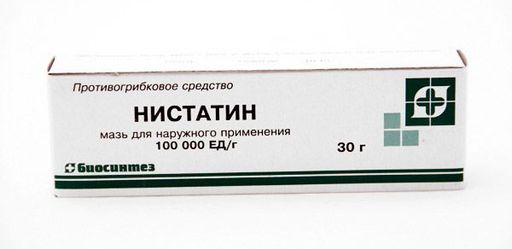 Нистатин (мазь), 100000 ЕД/г, мазь для наружного применения, 30 г, 1 шт.