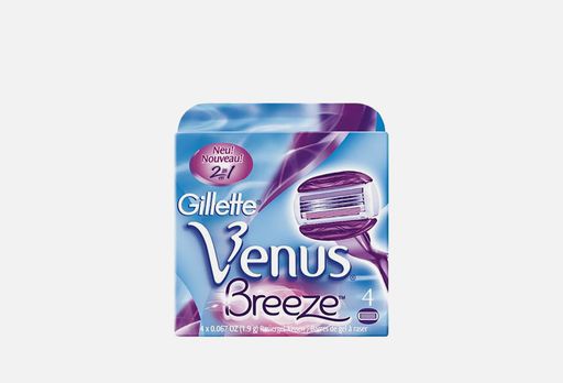Gillette Venus Breeze Сменные кассеты, 4 шт.