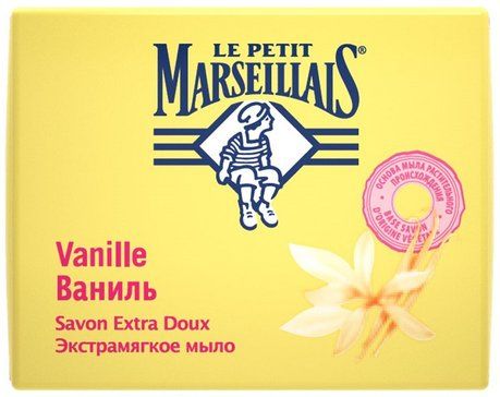 Le Petit Marseillais Мыло экстрамягкое Ваниль, мыло, 90 г, 1 шт.
