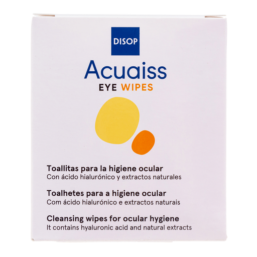 Acuaiss Eye Wipes Салфетки косметические очищающие, салфетки очищающие, 20 шт.