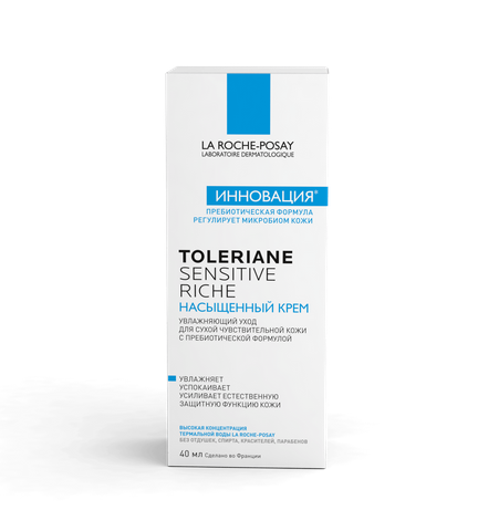 La Roche-Posay Toleriane Sensitive насыщенный крем, крем, 40 мл, 1 шт.