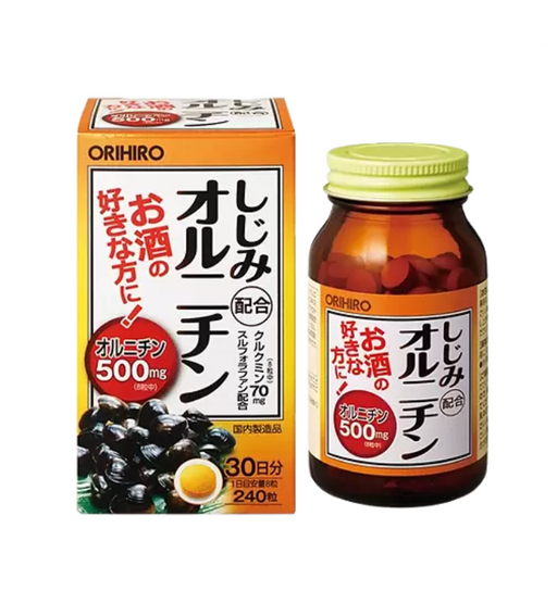 Orihiro Экстракт шиджими с орнитином, таблетки, 240 шт.