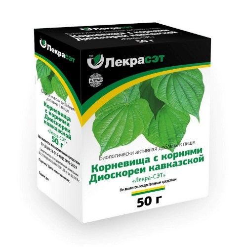 Диоскорея кавказская Лекра-СЭТ, сырье растительное, 50 г, 1 шт.