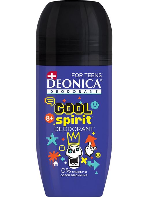 Deonica for teens дезодорант-ролик Cool Spirit, дезодорант-ролик, 50 мл, 1 шт.