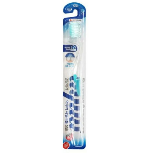 Dental Care Зубная щетка cо сверхтонкой двойной щетиной Ксилит, средней и мягкой жесткости, с прозрачной прямой ручкой, 1 шт.