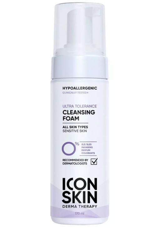Icon Skin Пенка для умывания очищающая Ultra Tolerance, пенка, 170 мл, 1 шт.
