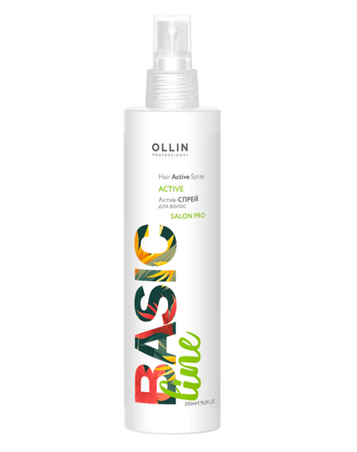 Ollin Prof Basic Line Актив-спрей для волос, спрей, 250 мл, 1 шт.