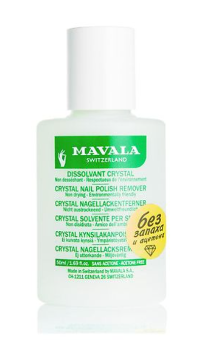 Mavala Жидкость для снятия лака без запаха Crystal, 50 мл, 1 шт.