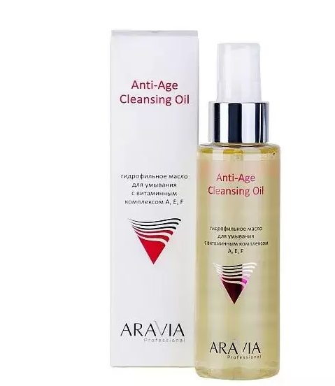 Aravia Professional Гидрофильное масло для умывания, масло, с витаминным комплексом АЕF, 110 мл, 1 шт.