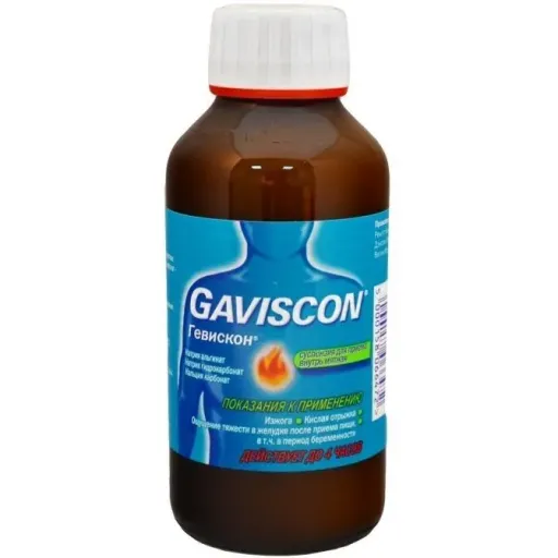 Гевискон — быстрое и безопасное средство для лечения изжоги 