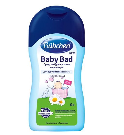 Bubchen Средство для купания младенцев, 400 мл, 1 шт.