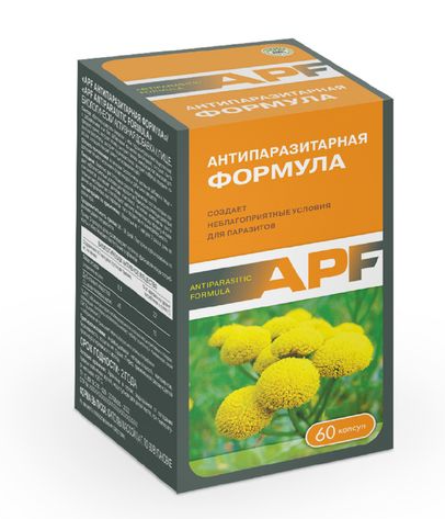 Антипаразитарная формула APF, 400 мг, капсулы, 60 шт.