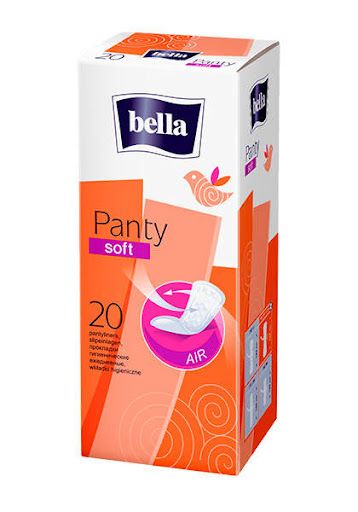 Bella Panty Soft прокладки ежедневные, прокладки гигиенические, 20 шт.