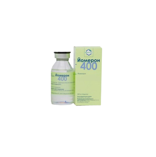 Йомерон, 400 мг йода/мл, раствор для внутрисосудистого введения, 200 мл, 1 шт.
