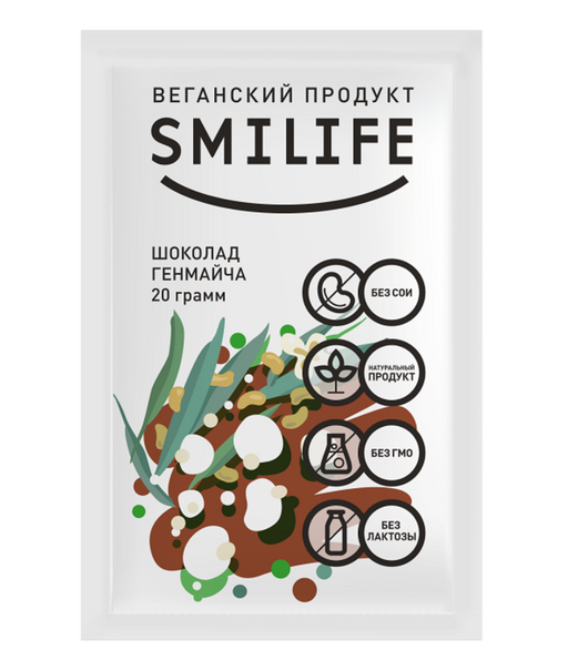 Smilife Шоколад Генмайча, 20 г, 1 шт.