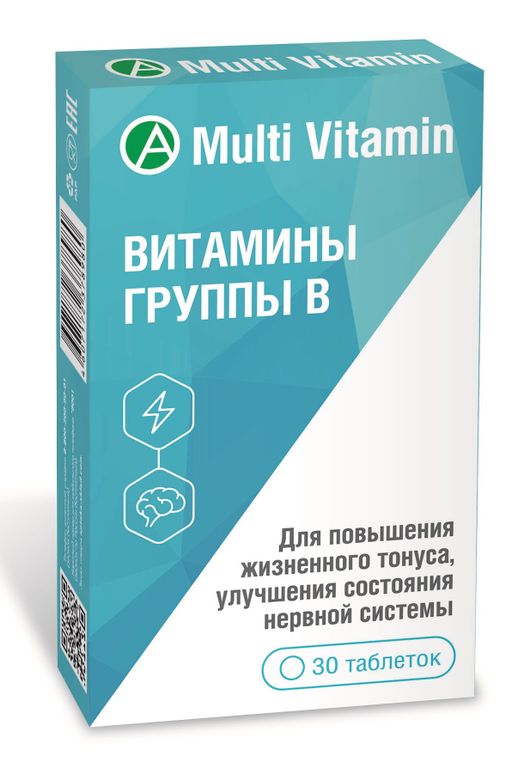 Multi Vitamin Витамины группы В, 440 мг, таблетки, 30 шт.