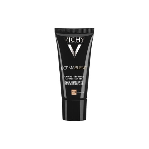 Vichy Dermablend флюид тональный корректирующий тон 20, крем для лица, тон 20, 30 мл, 1 шт.