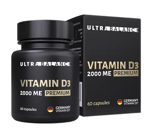 Ultrabalance Витамин D3 Премиум, 2000 МЕ, капсулы, 60 шт.
