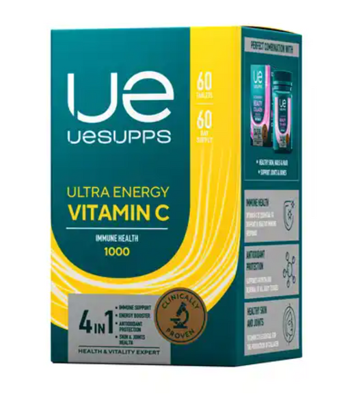 UESUPPS Ultra Energy Витамин C, таблетки, 60 шт.