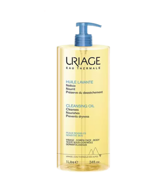 Uriage Eau Thermale Очищающее пенящееся масло, масло, для лица и тела, 1 л, 1 шт.
