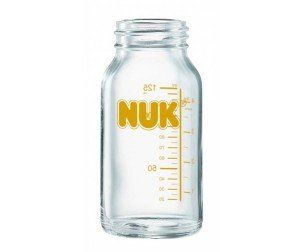 Nuk klinik Бутылочка стеклянная, с рождения до 6 месяцев, бутылочка для кормления, 125 мл, 1 шт.