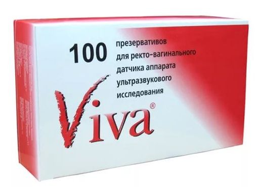 Презервативы Viva, презерватив, для УЗИ, 100 шт.