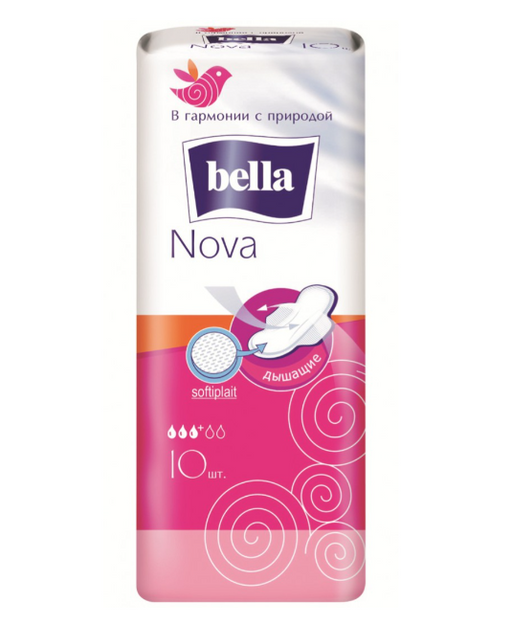 Bella Nova Softiplait Прокладки, прокладки гигиенические, 10 шт.
