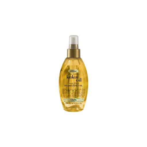 Ogx Масло-спрей для увлажнения и гладкости волос, масло, с маслом гавайского ореха (кукуи), 118 мл, 1 шт.