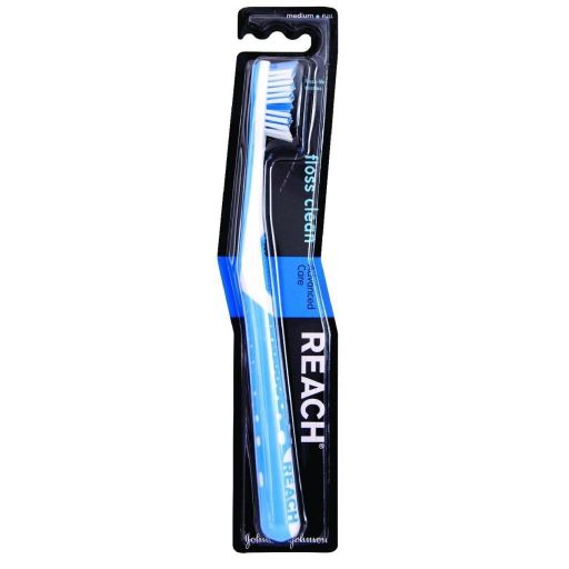 Reach Floss Clean Зубная щетка средняя, 1 шт.