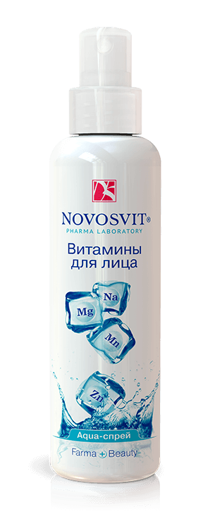 Novosvit Витамины для лица аква-спрей, спрей, 190 мл, 1 шт.