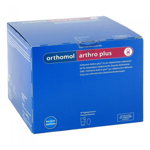 Orthomol ArthroPlus При заболеваниях суставов, порошки и капсулы, на 30 дней, 30 шт.