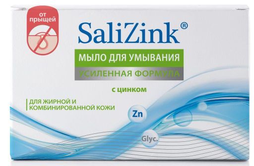 Salizink Мыло для умывания, мыло, для жирной и смешанной кожи, 100 г, 1 шт.
