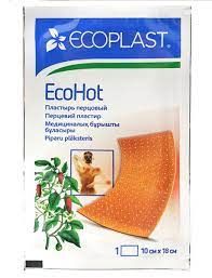EcoHot Ecoplast Пластырь перцовый, 10х18см, 1 шт.