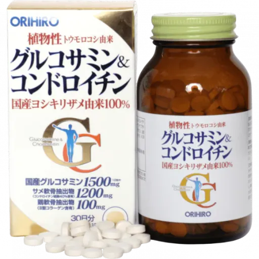 Orihiro Глюкозамин и Хондроитин, 0.3 г, таблетки, 360 шт.