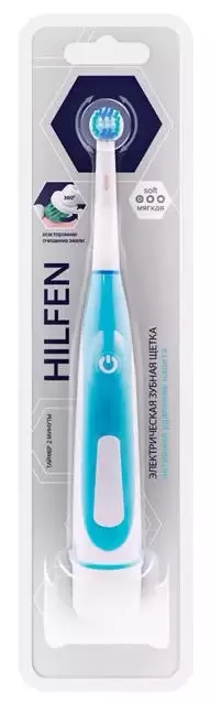 Hilfen BC Pharma Щетка зубная электрическая, b 2021, голубого цвета, 1 шт.