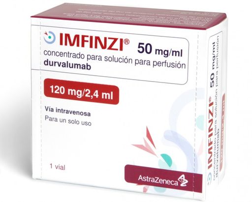 Имфинзи, 50 мг/мл, концентрат для приготовления раствора для инфузий, 2.4 мл, 1 шт.
