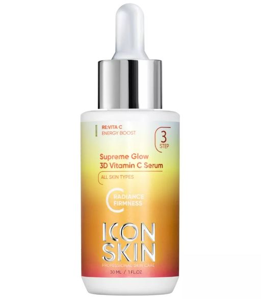 Icon Skin Сыворотка для лица с 3D витамином С Supreme Glow, сыворотка, 30 мл, 1 шт.