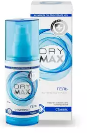 Dry Max Средство от обильного потоотделения Classic, гель, 50 мл, 1 шт.