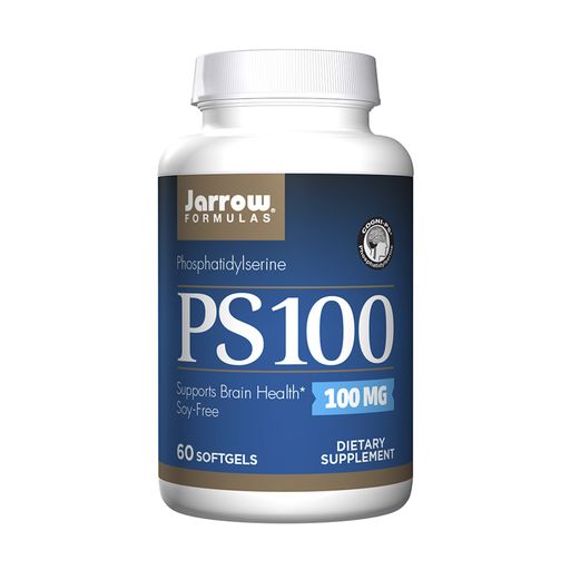Jarrow Formulas PS100 (Фосфатидилсерин), 100 мг, капсулы, 60 шт.