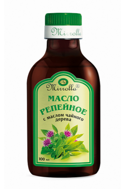 Mirrolla Масло Репейное, с маслом чайного дерева, 100 мл, 1 шт.