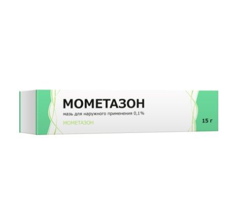 Мометазон, 0.1%, мазь для наружного применения, 15 г, 1 шт.