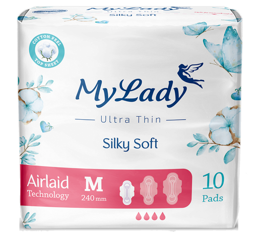 My Lady Прокладки ультратонкие Silky Soft Airlaid Technology, M, прокладки гигиенические, 10 шт.