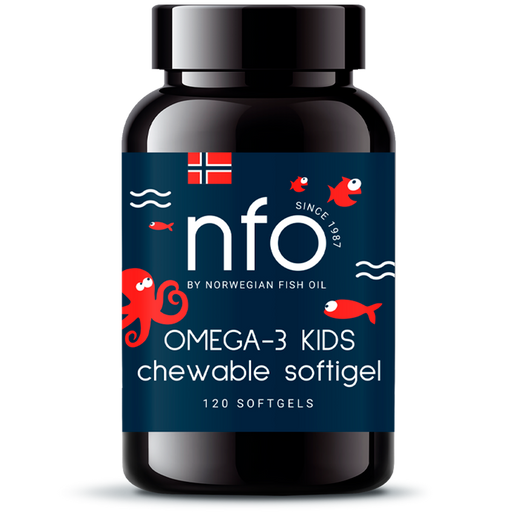 NFO Омега-3 жевательные капсулы с витамином D, капсулы жевательные, 120 шт.