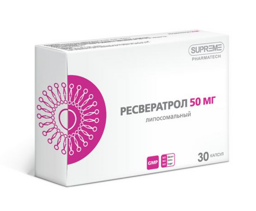 Supreme Pharmatech Ресвератрол липосомальный, капсулы, 30 шт.