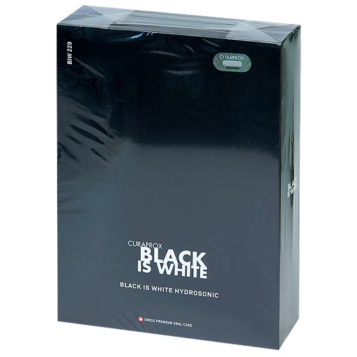 Curaprox Hydrosonic Black Is White звуковая зубная щетка, BIW229, 1 шт.