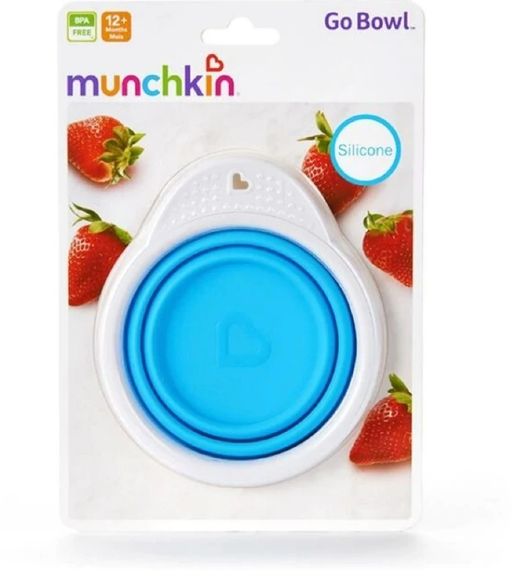 Munchkin Тарелка с крышкой дорожная, для детей с 12 месяцев, 1 шт.